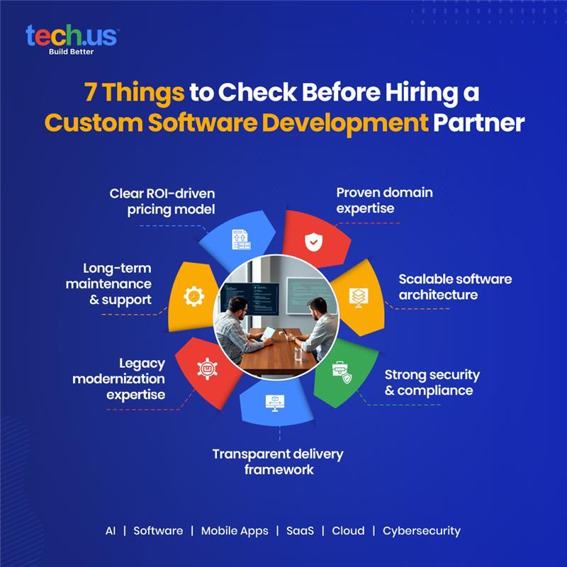 techdotus's tweet photo. Before Hiring a Custom Software Partner? 

Focus on these 7 red flags to avoid: What’s your top must-have in a dev partner? 👇

#TechdotUs #CustomSoftwareDevelopment #EnterpriseAI #DigitalTransformation #CustomSoftware #SoftwarePartner https://t.co/j6Twmf76ij