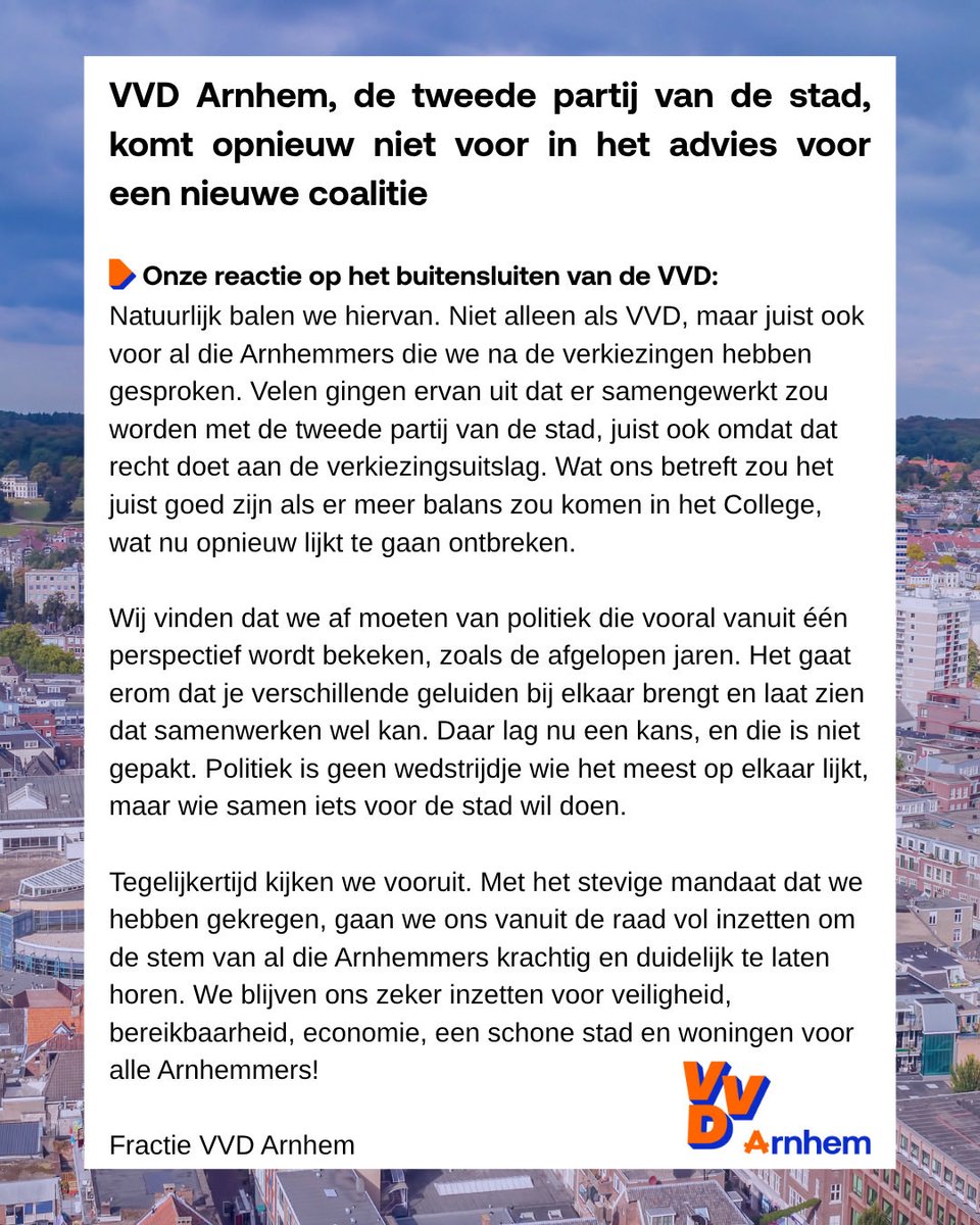 VVD Arnhem tweet media