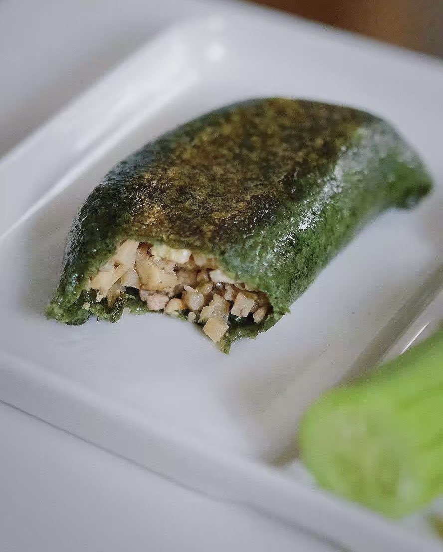 bluceqian9's tweet image. 早餐吃清明粿吗？#AmazingJinhua #Chinesefood