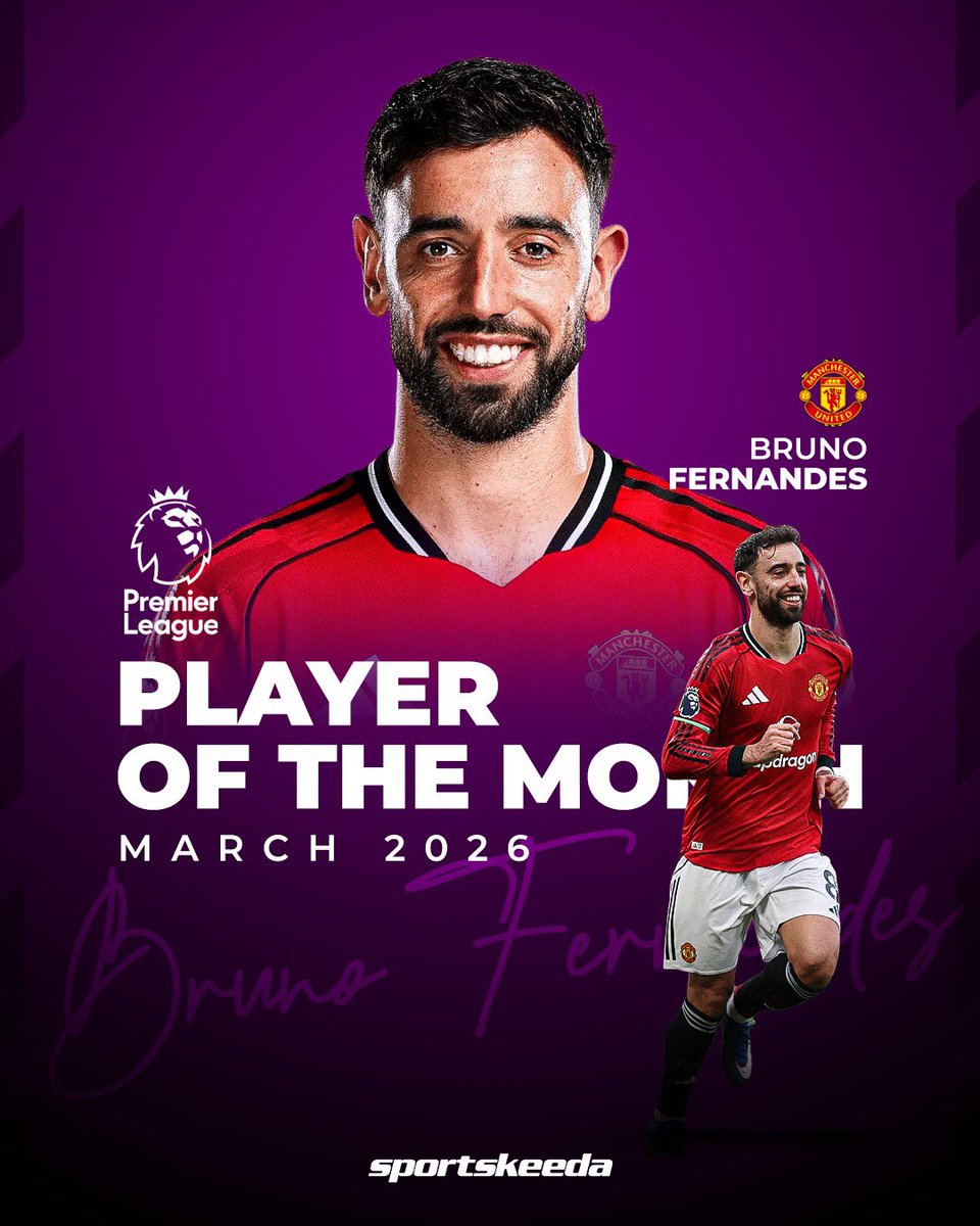 2 goals ⚽️
4 assists 🅰️

Bruno Fernandes picks up his 6th Premier League Player of the Month award! 🔴👏🏆🇵🇹

Magic in every touch!🪄🔥

#BrunoFernandes #ManchesterUnited #PremierLeague