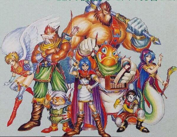 choro026mame's tweet photo. 定期的に呟いているけれど、昔のRPGに出てくる人外・亜人のキャラクターが好き。

魚人、獣人、ケンタウロス…
モールにネレイド…

人間とは全く違う、様々な姿形の異種族達。
当時は子供なりに、こういうキャラクターの存在から｢世界の広さ｣や｢多様性｣を感じていたのかも。
#レトロゲーム https://t.co/eku3VedGNx