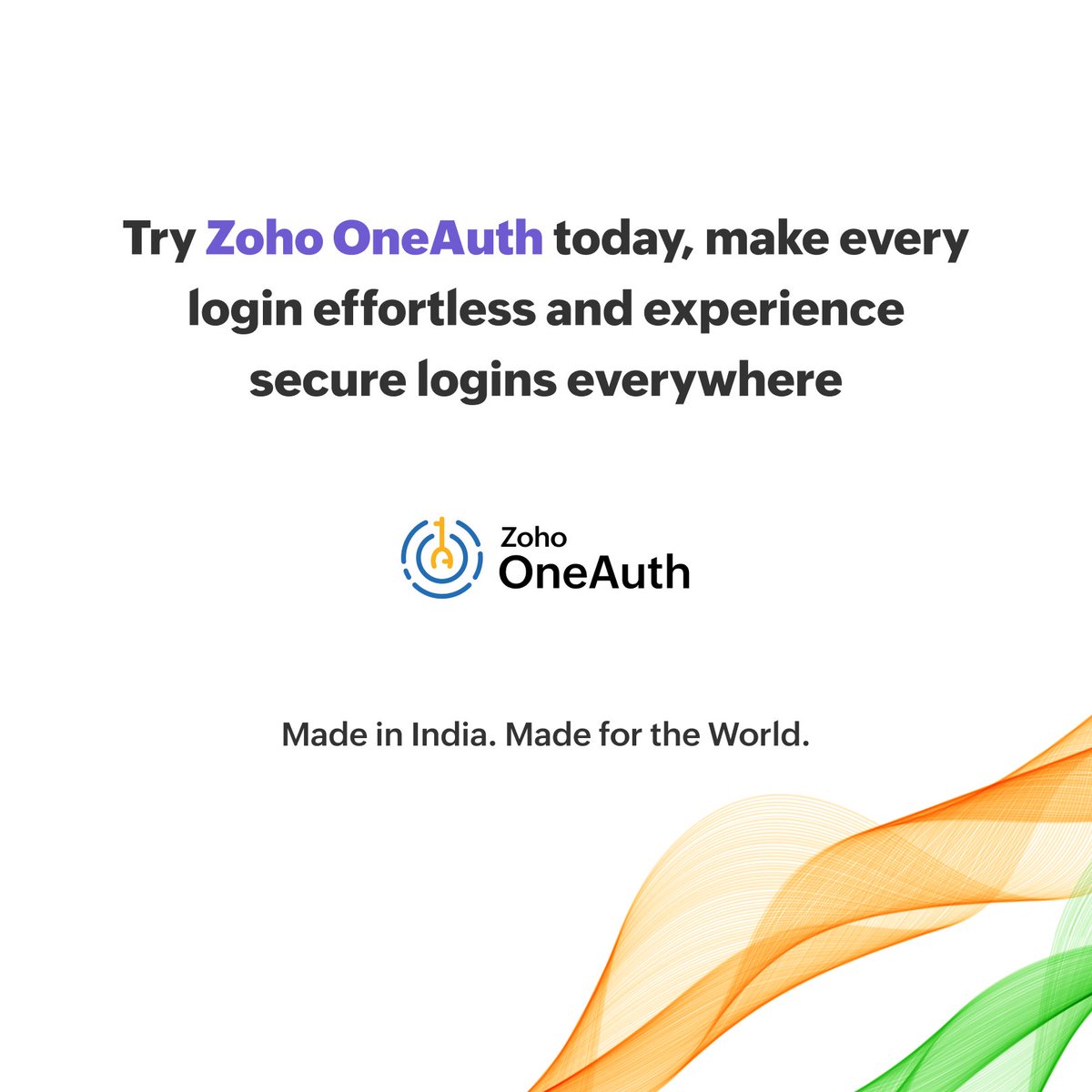 Zoho OneAuth - Authenticator tweet media
