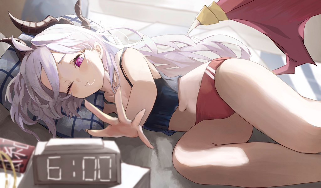 寝起きヒナ　#ブルアカ