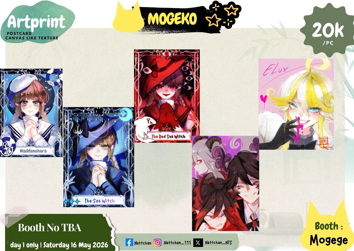 @Nattchan_NTS | Matchanilla |CF22 booth Mogege tweet media