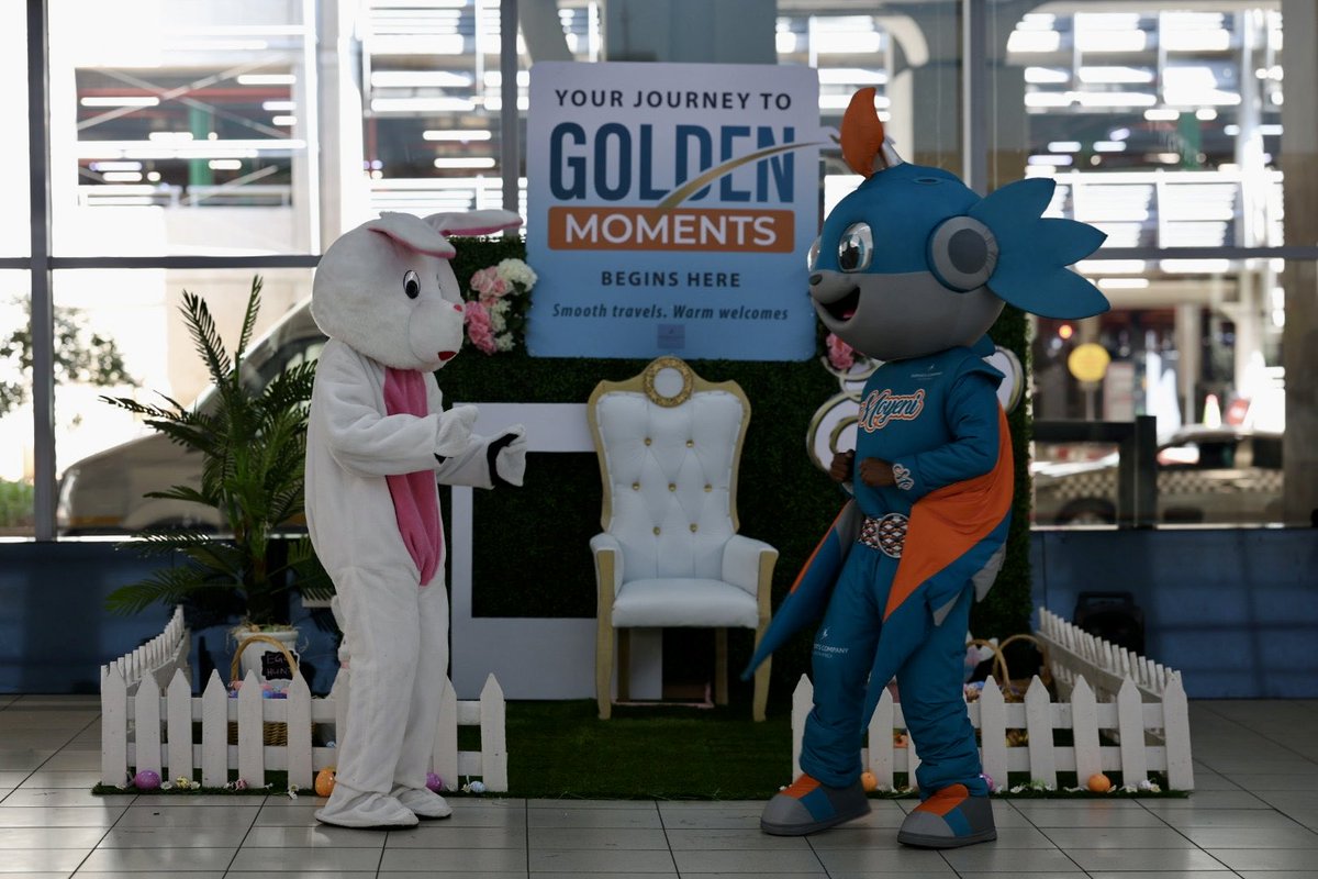 Airports_ZA's tweet image. Look out for our Easter garden and friendly characters across our airports 🐰🌸

Step into our Easter garden for photo moments, playful interactions, and a touch of Easter magic as part of your journey.

#ACSA #EasterTravel #PassengerExperience #ProudlySouthAfrican