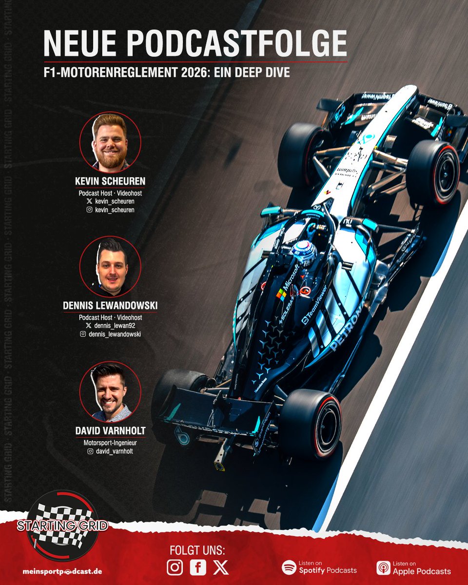 Starting Grid - Podcast tweet media
