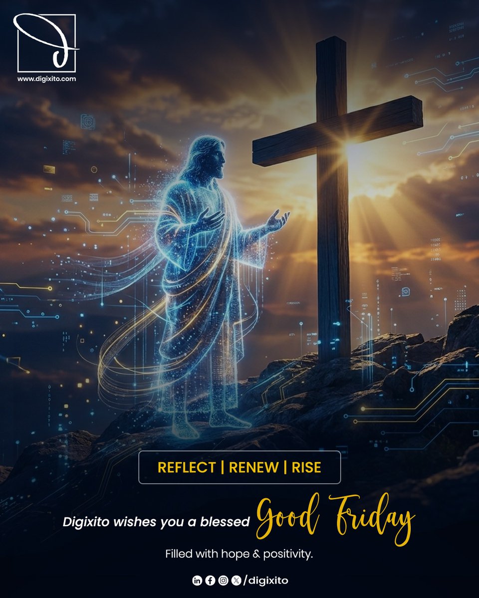 digixito's tweet photo. As we observe Good Friday, we reflect on what gives us purpose, how we show compassion, and the promise of new beginnings. At Digixito, we believe in cultivating meaningful partnerships that inspire growth, sustain hope, and lead to a brighter future for every brand we support. https://t.co/SEddsnk4bU