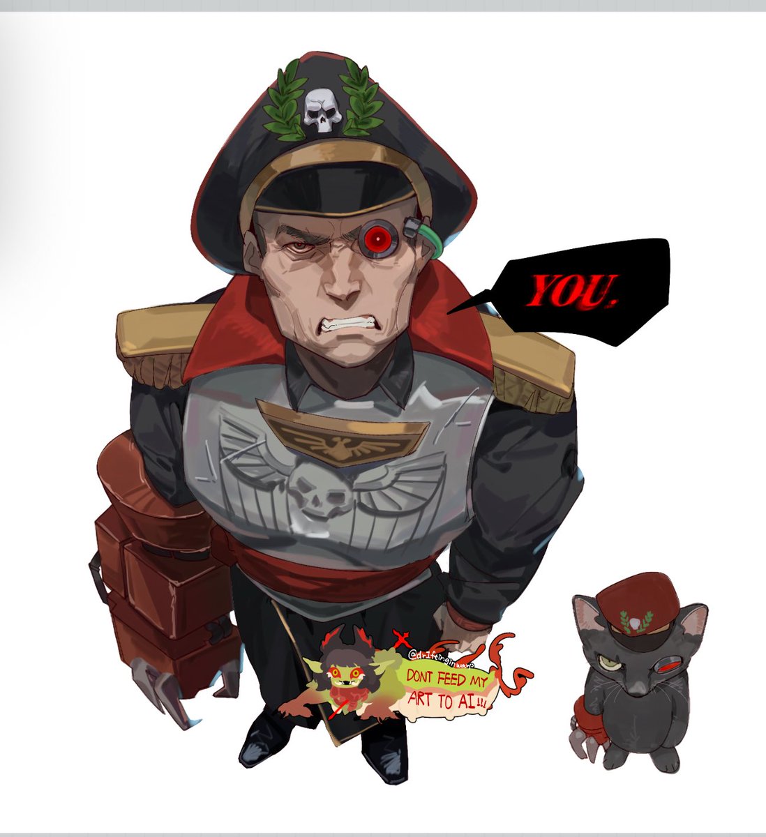 Retch1ngnetch's tweet image. still Yarrick
#warhammer40000 #warhammerart