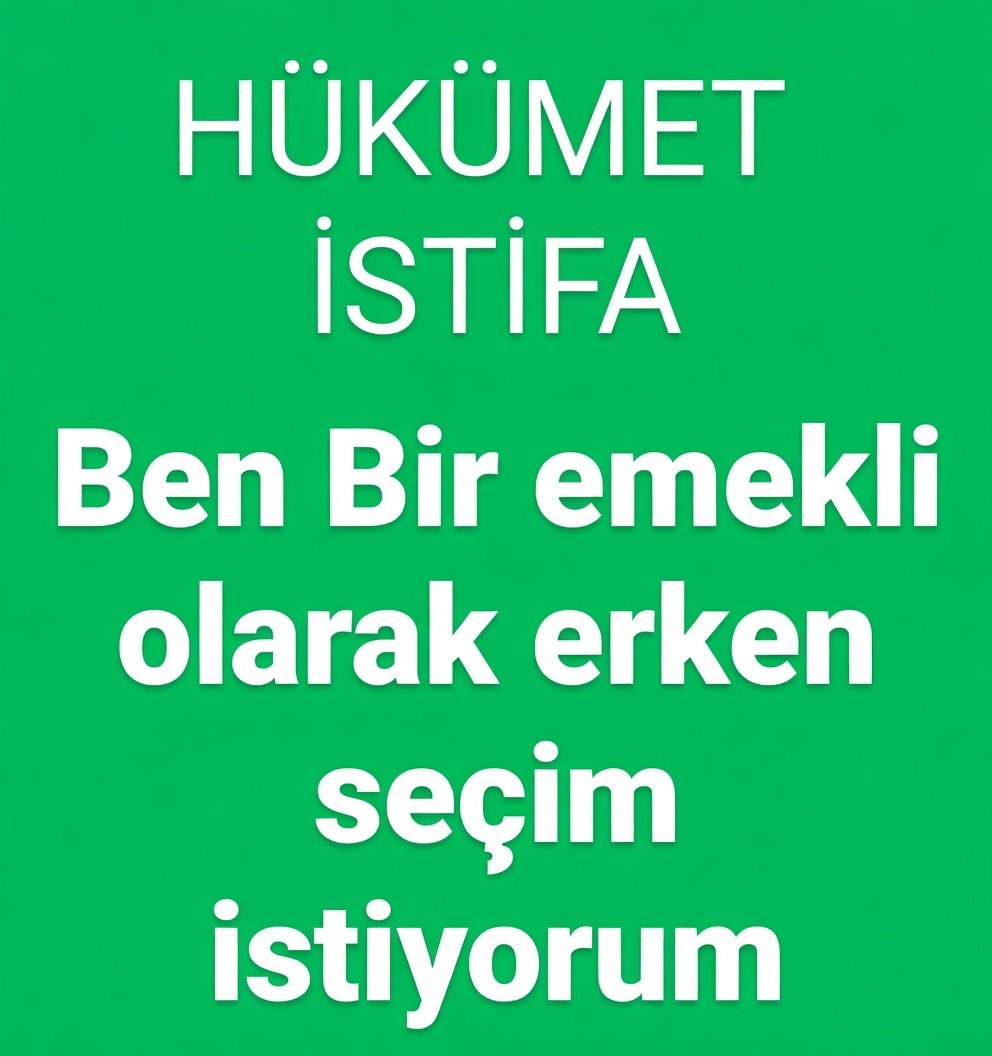 Bu rezillik, bu sefalet, bu yoksulluk ancak erken seçim ile son bulur!!! 

#AkpKeyifteEmekliSefalette