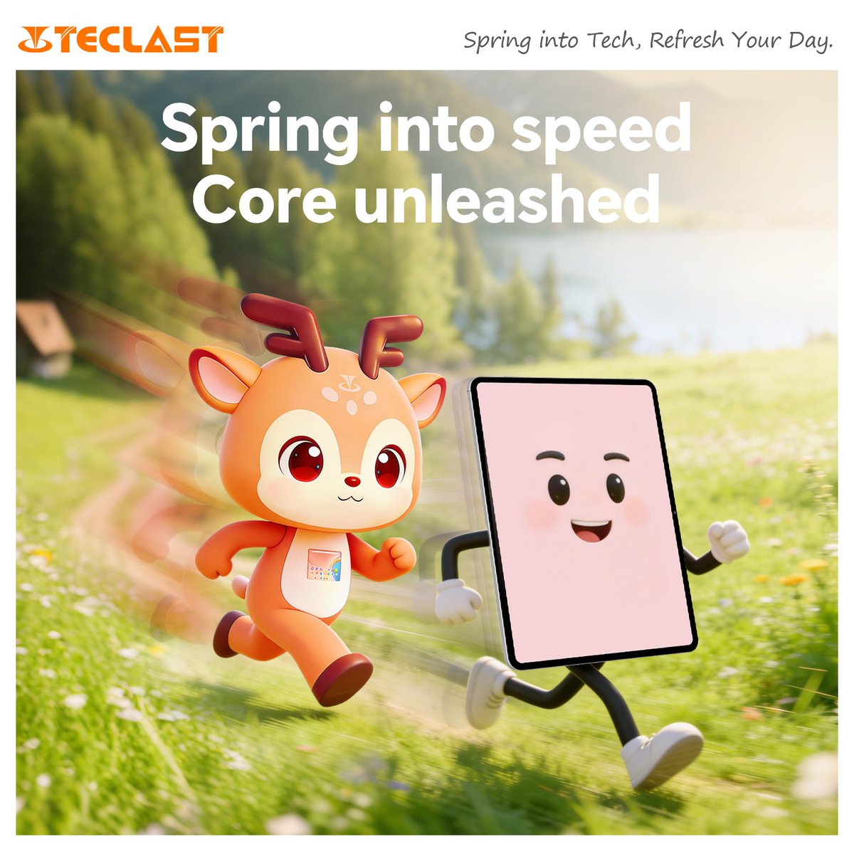 TeclastOfficial's tweet image. 🌞 Spring into Tech, Refresh Your Day with Teclast.
Core unleashed, speed unlimited 🏃‍♂️💨
From spring hikes to daily tasks, this tablet keeps up with every step of your adventure.
#Teclast #Spring #tablet #performance