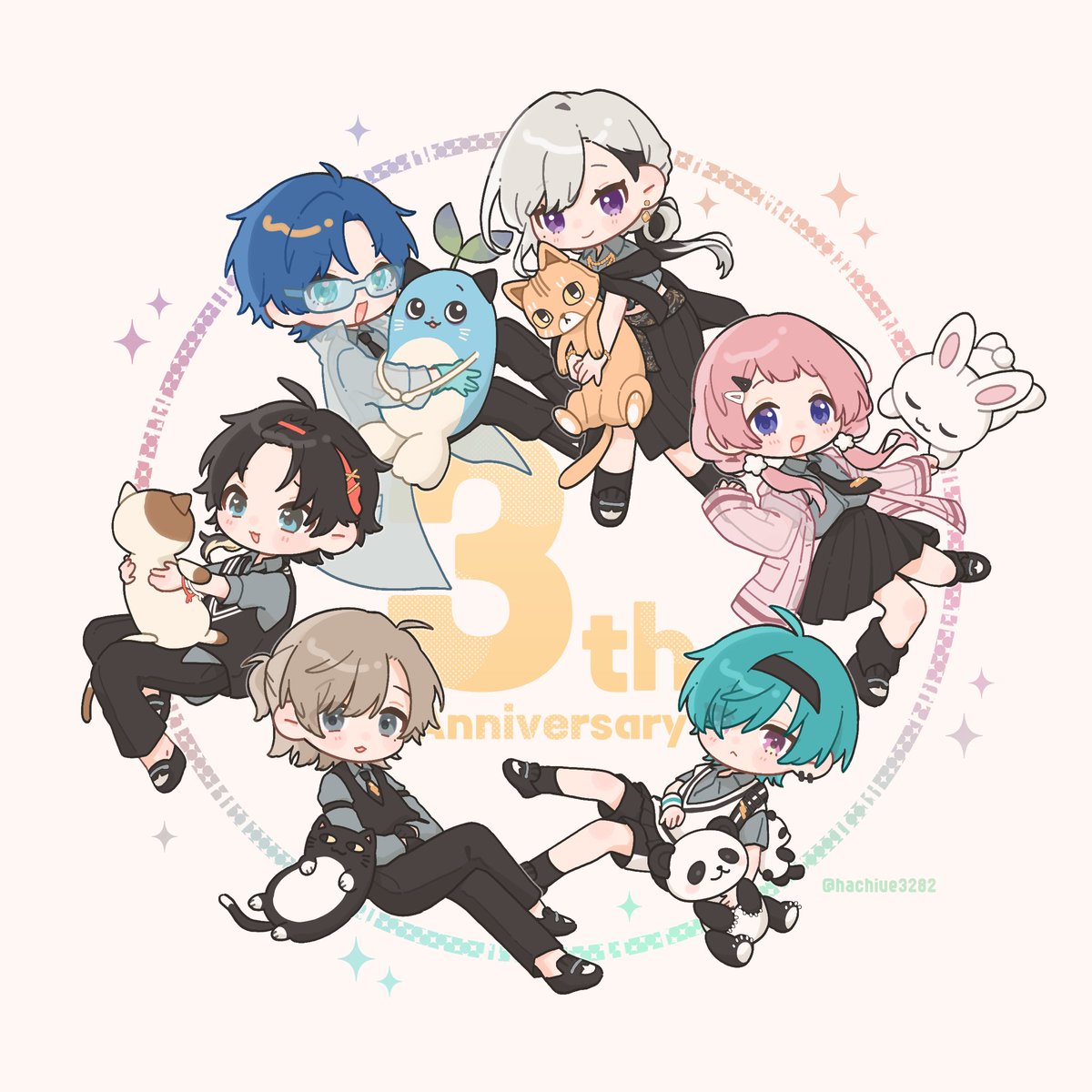 3周年おめでとうございます🌸✨
#七次元生徒会3周年記念
#七次元掲示板