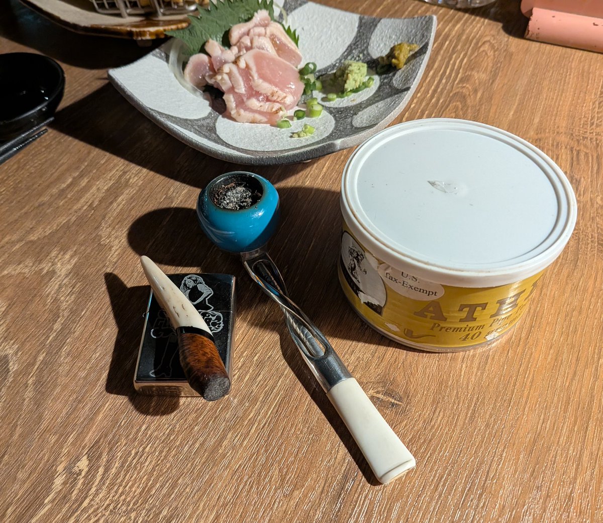 Fahrenheit916's tweet image. 出先でワンボウル
#パイプ #pipe #pipesmoking