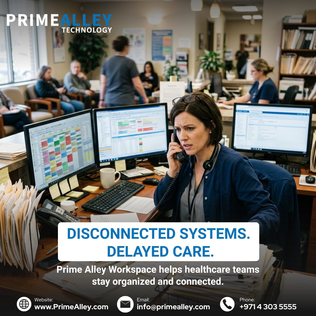 PrimeAlley's tweet image. Appointments, patient records, follow-ups  all managed in different systems.

Prime Alley Workspace helps healthcare teams stay organized and connected.

👉 Simplify operations. Improve patient experience.

#CRMTools  #BusinessAutomation  #SalesGrowth  #WorkSmarter  #productivity