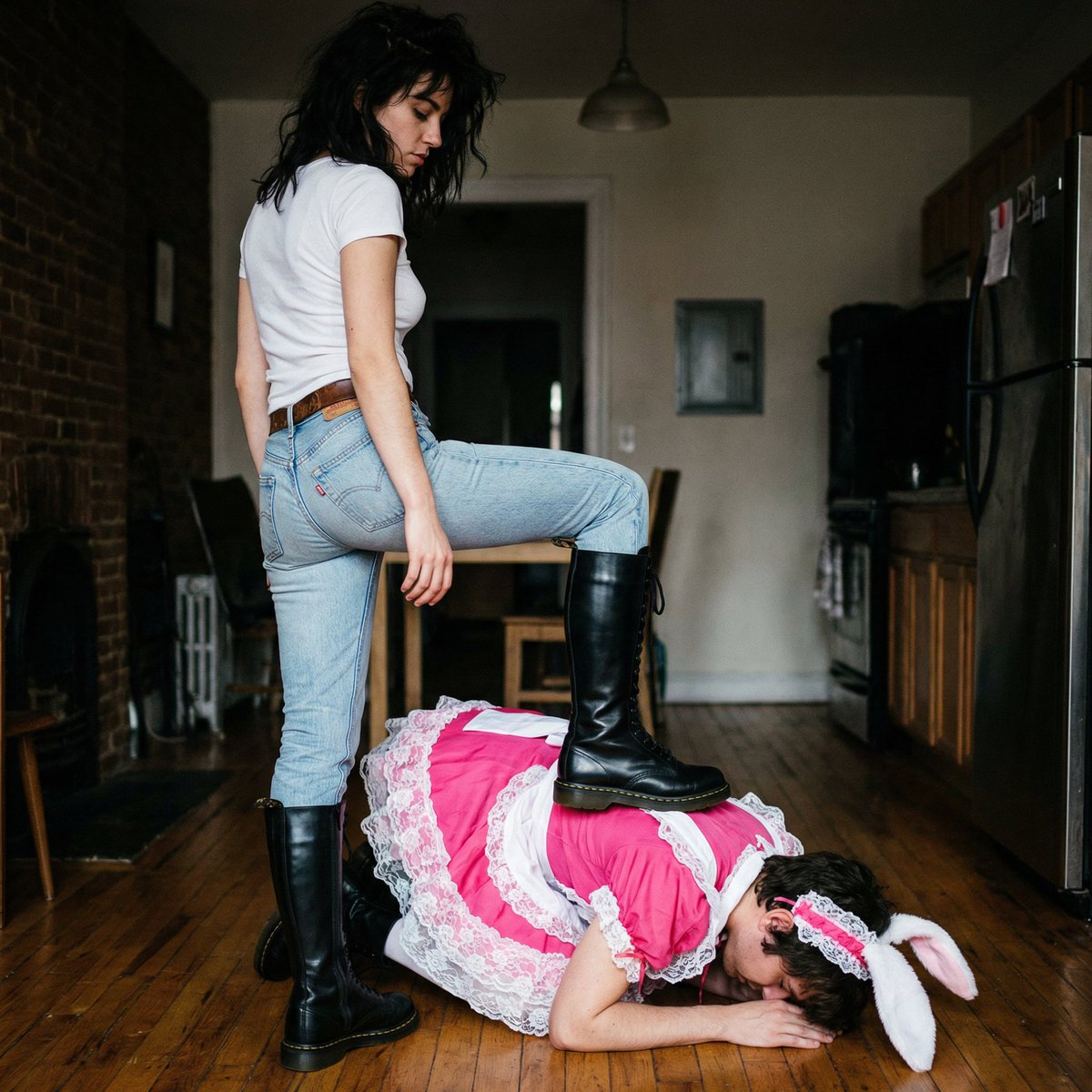 femme leather baddies tweet media