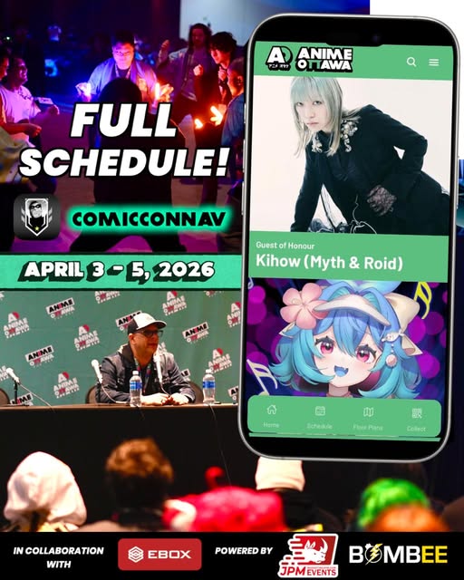 AnimeOttawa's tweet image. 📷Plan your weekend with the Anime Ottawa mobile APP called ComicconNav → Download it now on the App Store and Google Play.

The schedule is also on our website at animeottawa.com. See you later today!

#animeottawa #anime #mobileapp
