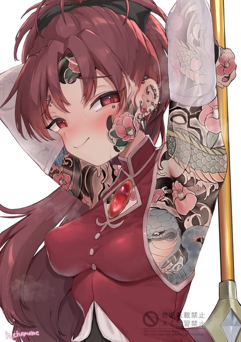 skeb⚠️墨多め/ピアス多め 