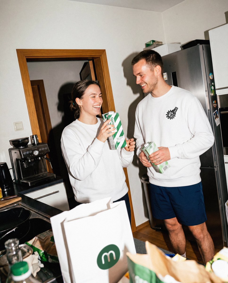 MondayMerch's tweet photo. @Sproudofficial  started with a simple question: what if plant-based milk was done properly. Swedish brand, yellow split peas, a clear point of view on how food should be made. We helped them bring their merch to life, a sweatshirt and a bottle that feel like the rest of what they do 🥛