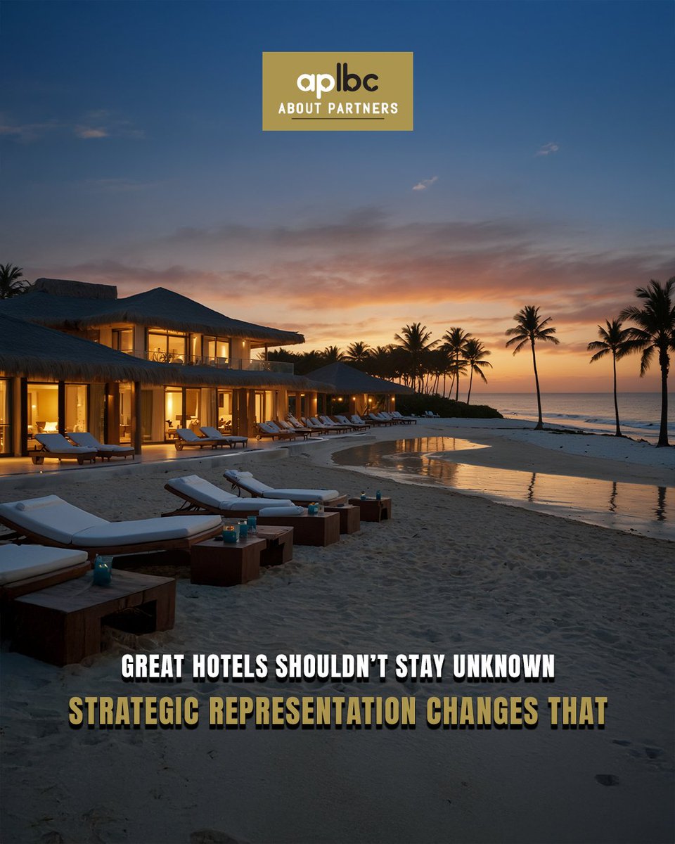AplbcGlobal's tweet photo. Great hotels deserve the spotlight! 🌟 APLBC strategically positions exceptional properties in global markets, connecting them with partners for long-term growth. 
👉 https://t.co/VcaJM4jHkO 
#APLBC #HotelRepresentation #GlobalMarkets #HospitalityGrowth #StrategicPartnerships https://t.co/qX1r3Qv9vf