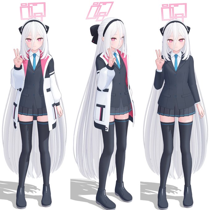 ケ◯イ 制服が大体できました～🤗
あとはモーフと細かい部分になります
下着はシームレスブラぱんつ的な奴を制作中です
先生の手作りだ大事に着てくれよな🥰 