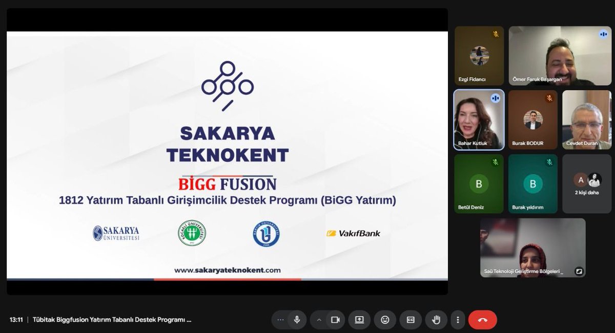 TÜBİTAK BİGG 1812 – BİGGFUSION 2026-1 Çağrı Dönemi
Yatırım Tabanlı Girişimcilik Destek Programı Bilgilendirme Etkinliği Gerçekleştirildi