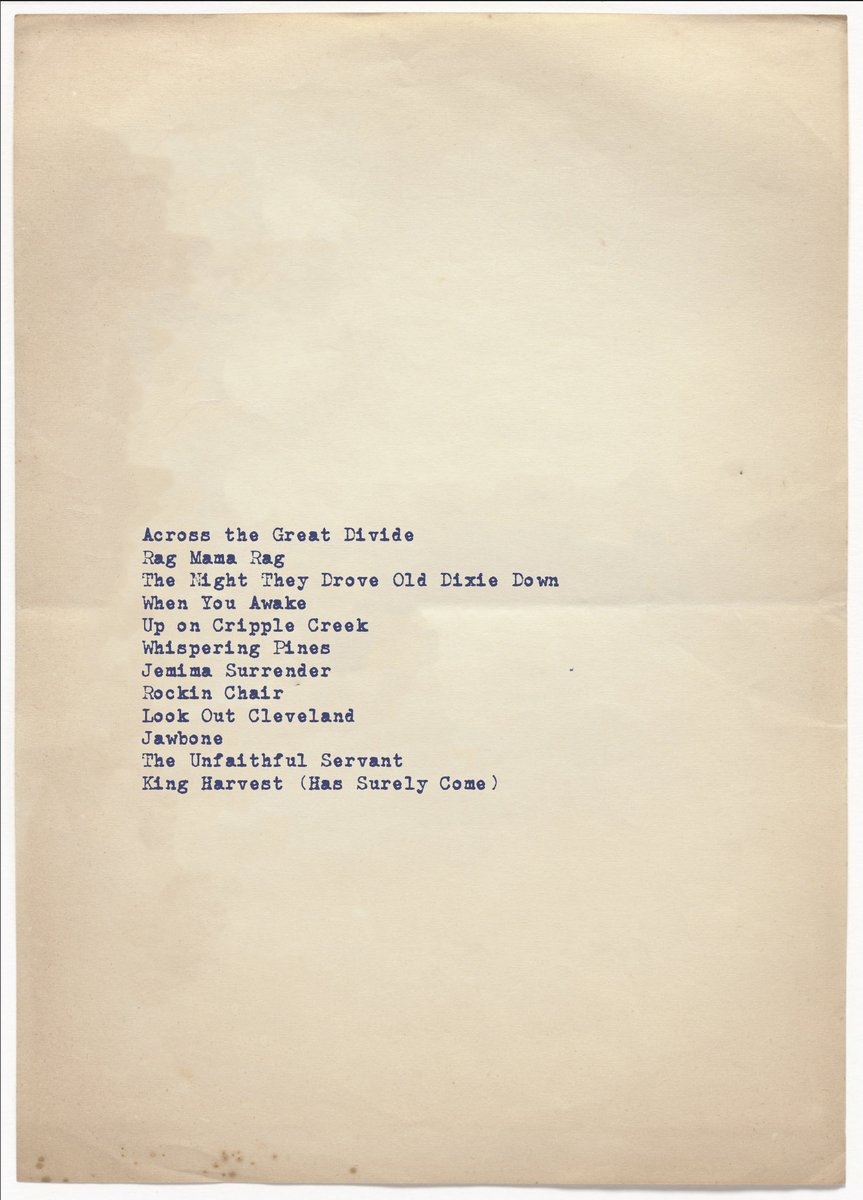 kevinharley56's tweet image. Forty albums from the 1960’s. Track Listing. Type on archive paper. 25.89 x 36.02 cm #fortyalbums #tracklisting #type #typewriter #concretepoetry