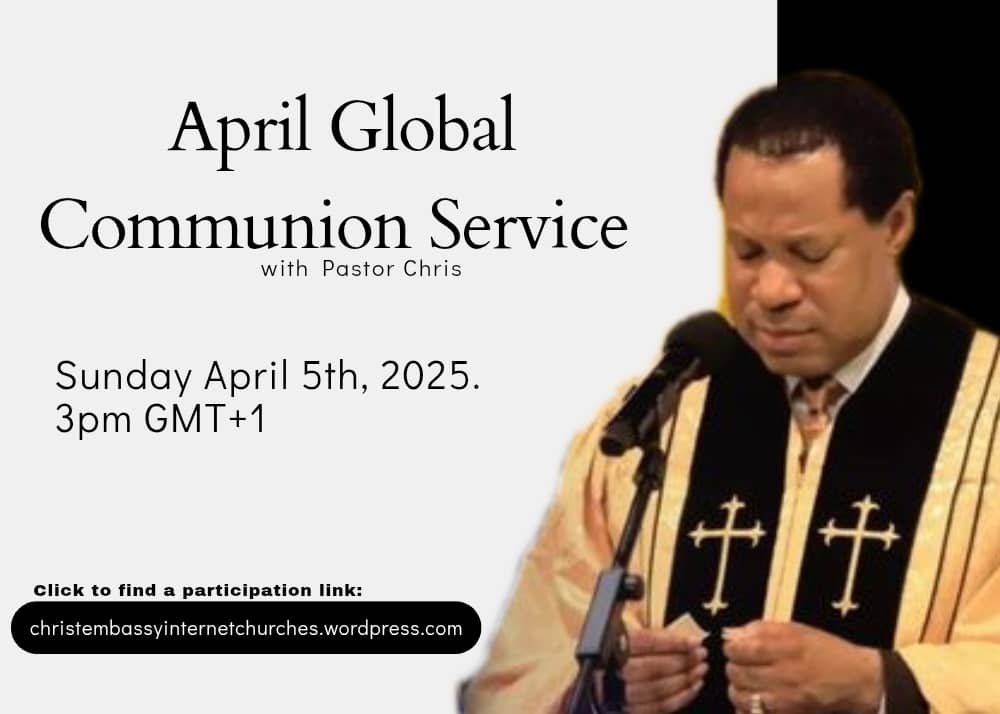 InspiringScrip1's tweet photo. Happening on Sunday 5th April, 2026, with our Dear Man of God, is the APRIL GLOBAL COMMUNION SERVICE.
Get ready for a special time!
Time: 3:00pm GMT+1

Participate live on https://t.co/uCBoGTqeFQ 

Get ready and invite others!

#globalcommunioinservice
#inspiringscriptures https://t.co/XP16HkkfIE