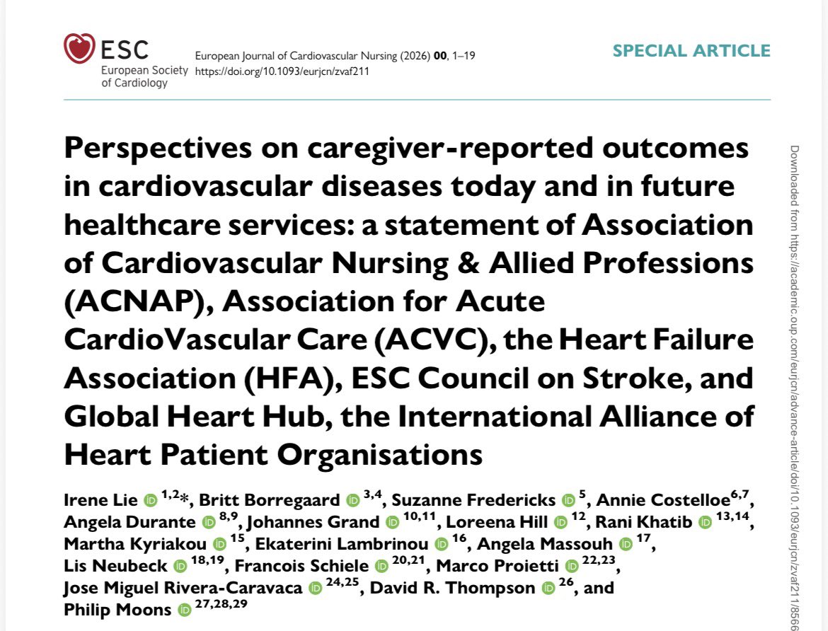 ESC Council on Stroke Chairperson tweet media