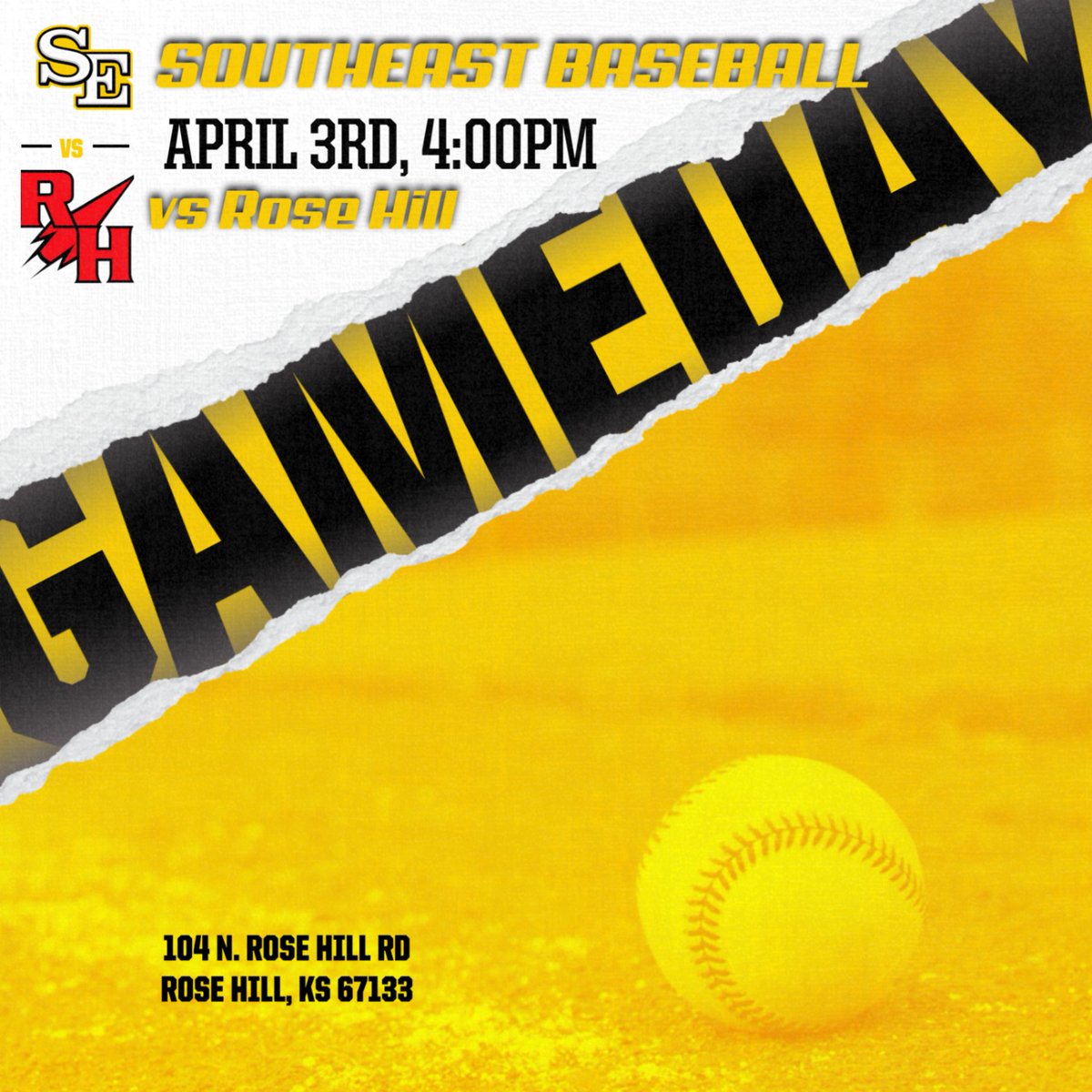 WSE_Athletics's tweet image. Get out and support our Boys Baseball team as they play in a Double header against Rose Hill, today. April. 3rd. Game time is 4:00pm in Rose Hill.
#GoBuffs
