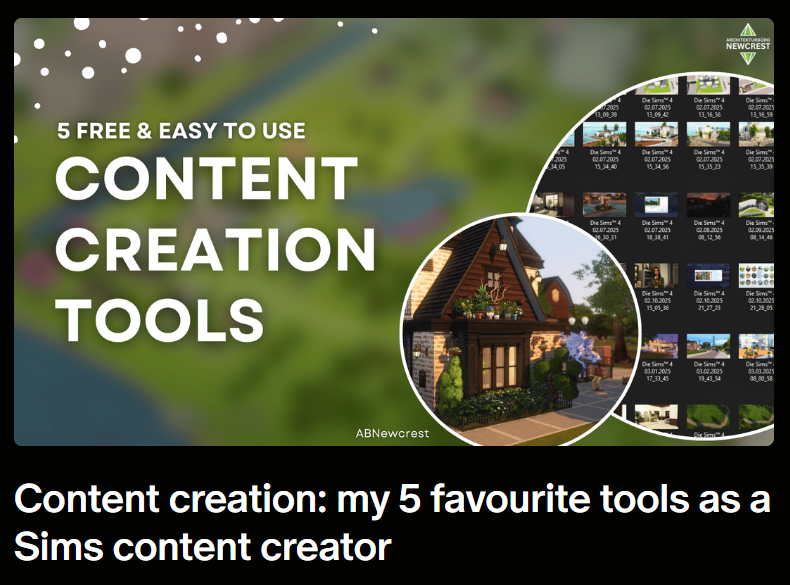 ABNewcrest | Sims 4 Builds & Social Media 🌿 tweet media