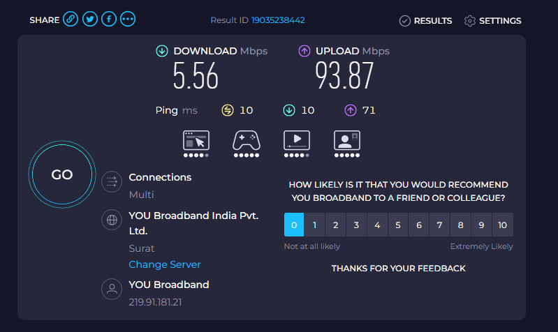 StrangeQuark007's tweet photo. @youbroadband TUMHARI MAA KA BHOSDA BHENCHOD.
MADARCHOD COMPANY.

EXPLAIN HOW MY SPEED JUMPS TO 85 MBPS THE SECOND I USE WARP?
YOU PIECES OF SHIT ARE THROTTLING BANDWIDTH AND GATEKEEPING WHAT I PAY FOR. https://t.co/Wn86r6gg0b