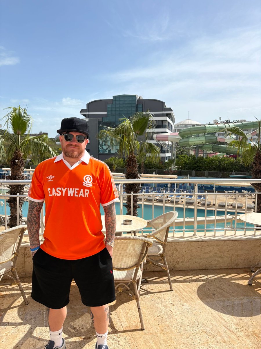 Can’t be there today, so I’m making sure I represent whilst abroad! Come on <a href="/BlackpoolFC/">Blackpool FC</a> - let’s have it #UTMP