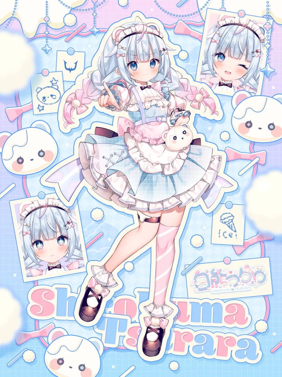 tsuratan_kuma's tweet photo. 「つららんど」からやってきた、
白熊の擬人化のメイド🐻‍❄🍨

⋆. ݁┈┈┈┈┈┈┈┈┈┈┈┈┈┈┈┈ ݁.⋆

fa ▷ #つららくがき
配信 ▷ #つらたんくま 
切り抜き ▷ #白熊つらら切り抜き 
fm ▷ 🐻‍❄🍨
エゴサ ▷ #白熊つらら 

お昼 深夜に配信中💭

https://t.co/gtdQd9bcX5

#新人vtuber https://t.co/E88POj6GgX