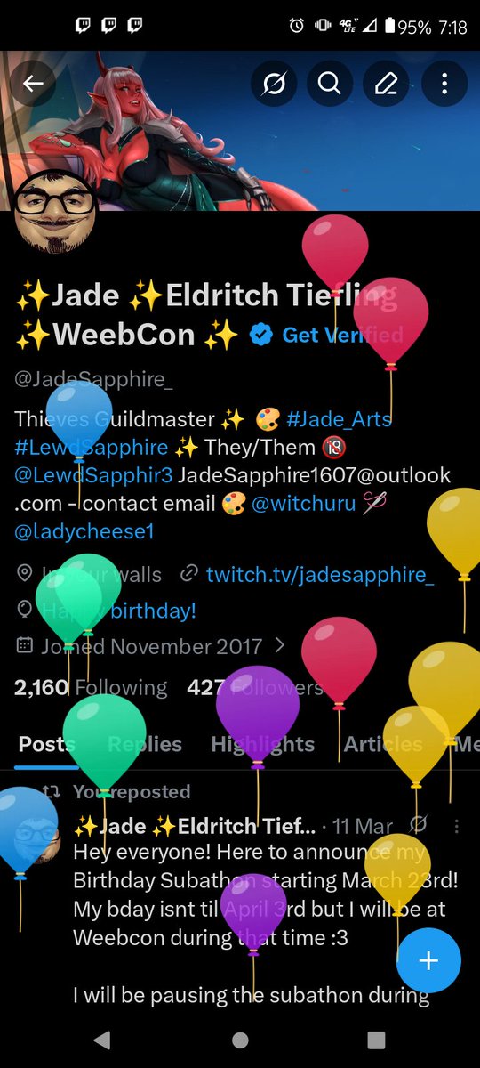 🗡️✨Jade 🗡️✨Eldritch Tiefling🗡️ ✨ tweet media