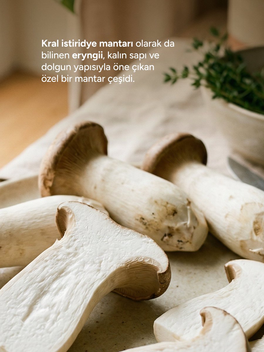 Tazedirekt's tweet photo. 🍄‍🟫#Kralistiridyemantarı(#eryngii) Tazedirekt’te!

Kalın ve etli sapı, yoğun dokusu ve piştiğinde ortaya çıkan belirgin karakteriyle gurme mutfakların favori malzemeleri arasında.🤩 https://t.co/pUTiJpuQ6i