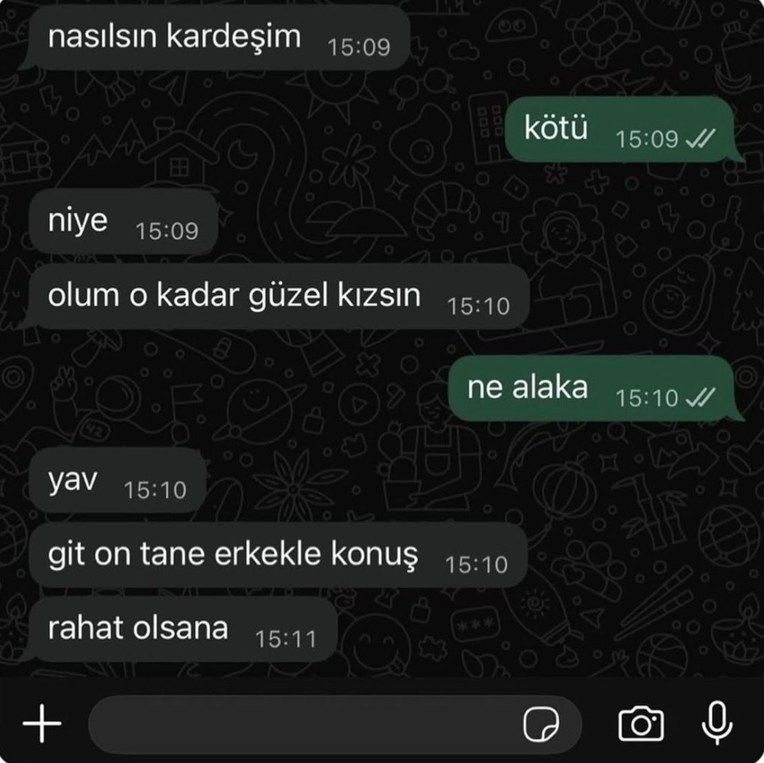 eylls3's tweet photo. Erkek kankan mı var derdin var🤦🏻‍♀️ https://t.co/DNQDet17A6