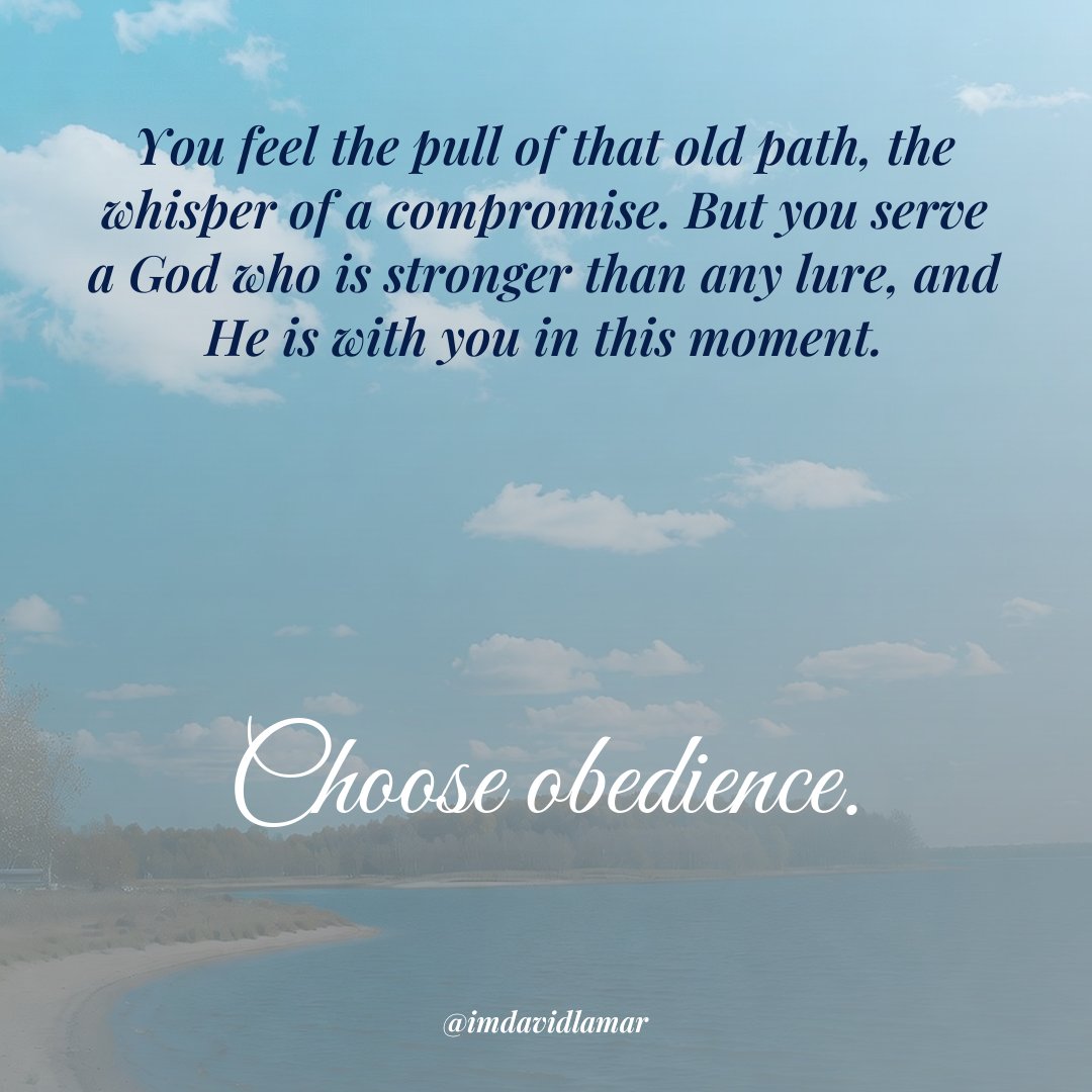 ImDavidLamar's tweet image. That still, small voice is often the most powerful one. In the quiet moments, He gives us the strength to choose the path of life, even when the world offers a thousand shortcuts. What's one area where you're seeking His guidance this week? 🙏 #FaithInAction