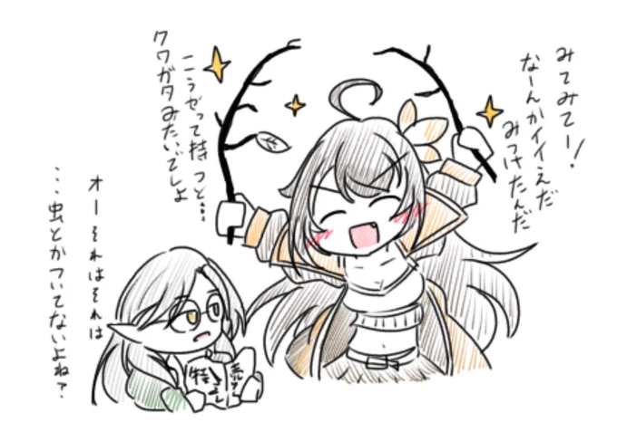 枝は拾いたくなるもの 
