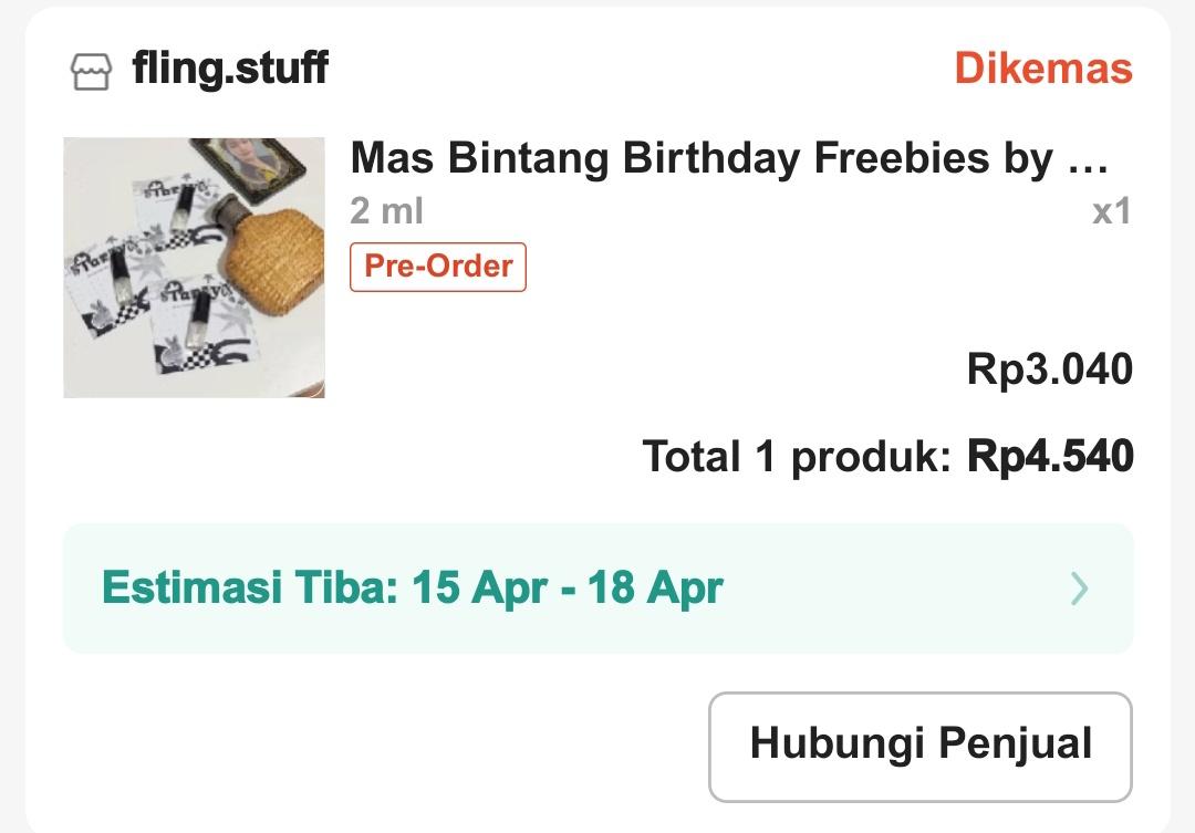 siapa sangka dapet??? 🥺🥺 thankyou kaak bday freebies nya 🫶🏻