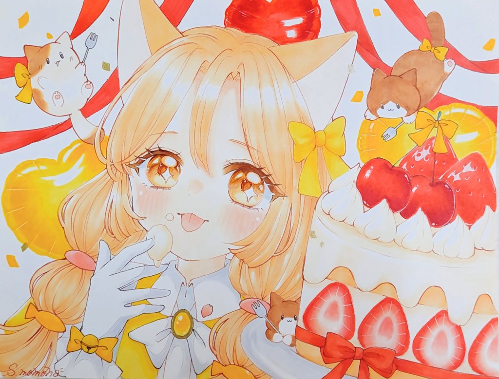 鈴ももな/ｺﾋﾟｯｸ･水彩 tweet media