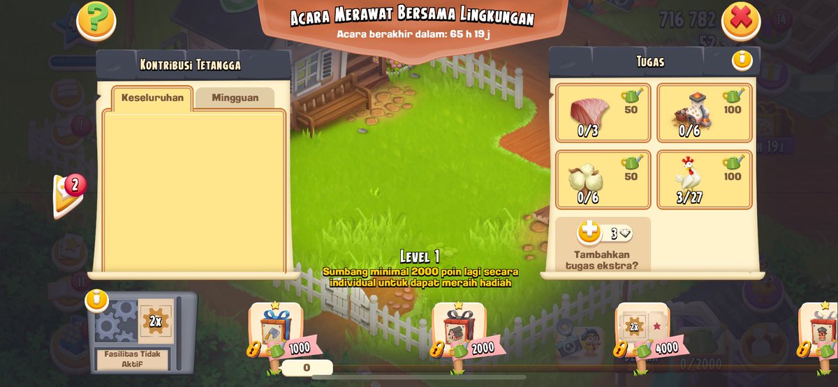 cloverhayday's tweet photo. Kok aneh? Nggak ada pohonnya tapi kalau diklik ada tugasnya, rumah pohonnya ghaib kah? 😭 https://t.co/3xeCMTtkom
