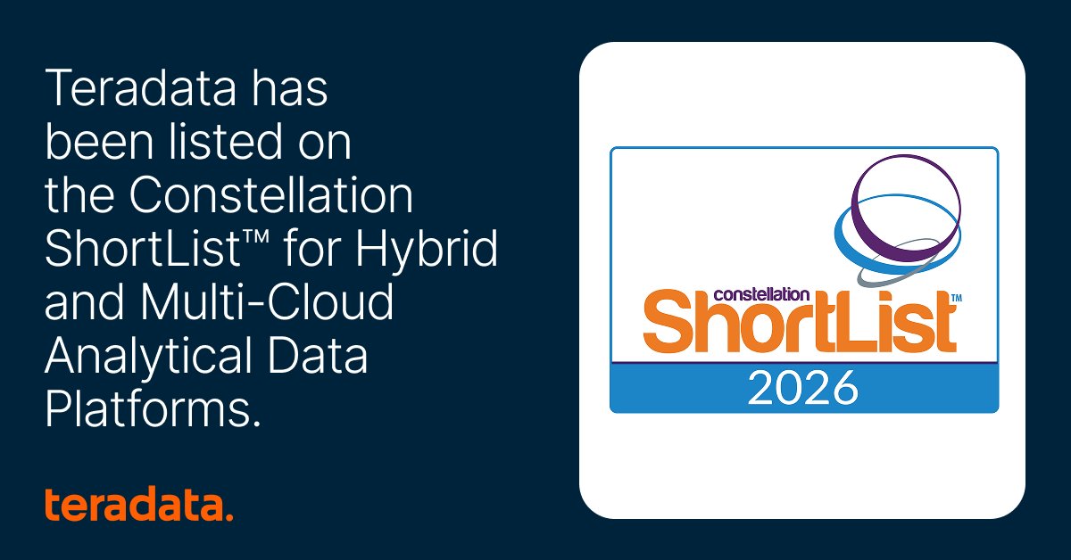 Teradata tweet media