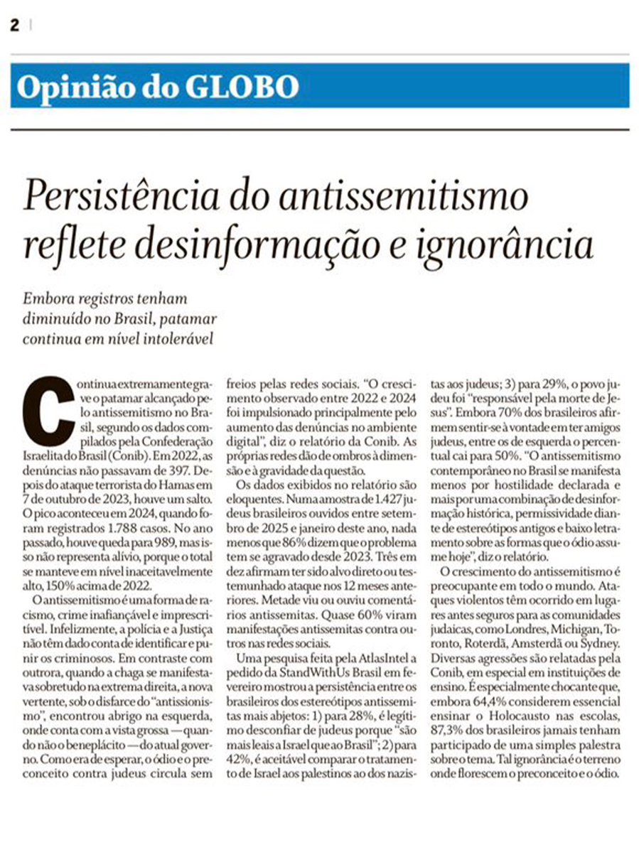 StandWithUs Brasil tweet media