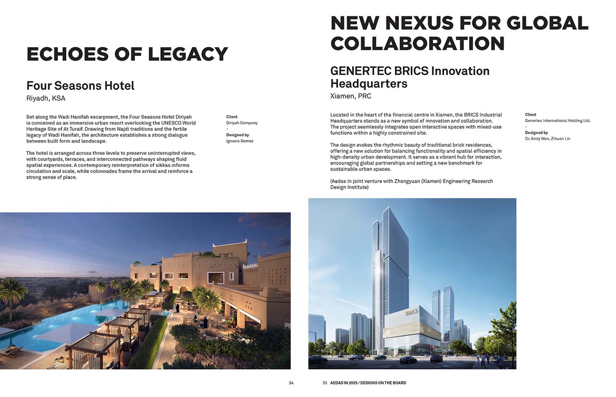 Aedas's tweet image. 𝗔𝗲𝗱𝗮𝘀 𝗔𝗻𝗻𝘂𝗮𝗹 𝗥𝗲𝗽𝗼𝗿𝘁 𝟮𝟬𝟮𝟱 

A year of significant progress and resilience, guided by our commitment to a more sustainable future.

Read now: bit.ly/3NPC0Sj

#Aedas #architect #architecture #design #publication #annualreport #AnnualReport2025 #book