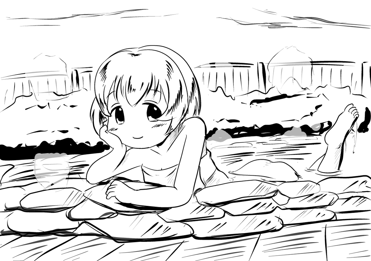 おおよそ30分手前ドロ。 お誕生日おめでとう小春ぅ
 #デレマス版深夜の真剣お絵かき60分1本勝負 