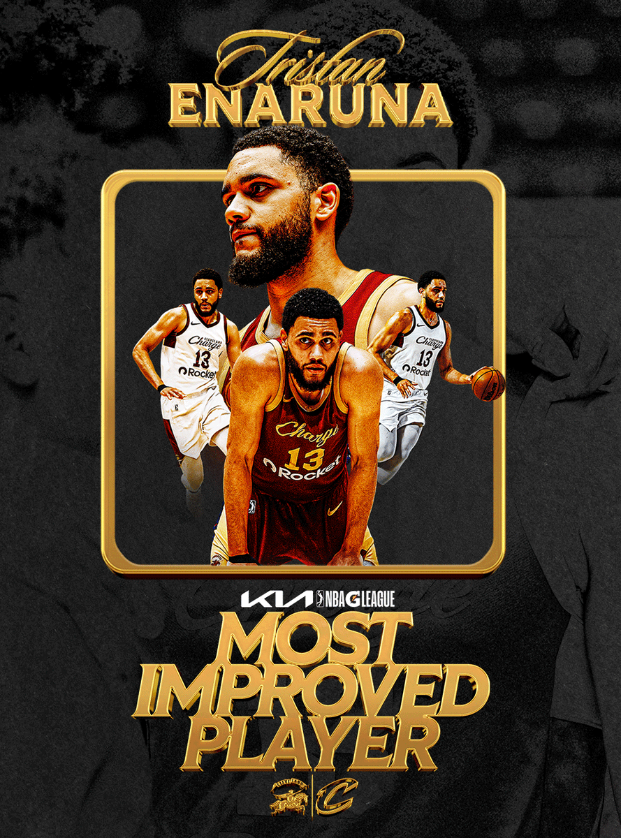 ChargeCLE's tweet photo. TRISTAN ENARUNA IS THE 2026 NBA G LEAGUE MOST IMPROVED PLAYER! #ChargeOn #LetEmKnow

READ MORE 📝: https://t.co/Hva6UTl4Ig https://t.co/wWl9pIvVNG