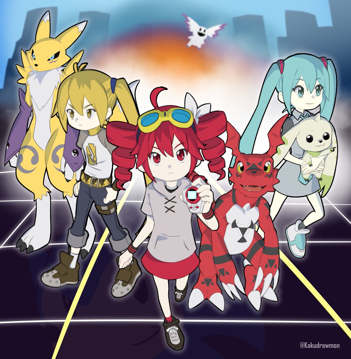 Kakudrawmon 💜⚔️ tweet media