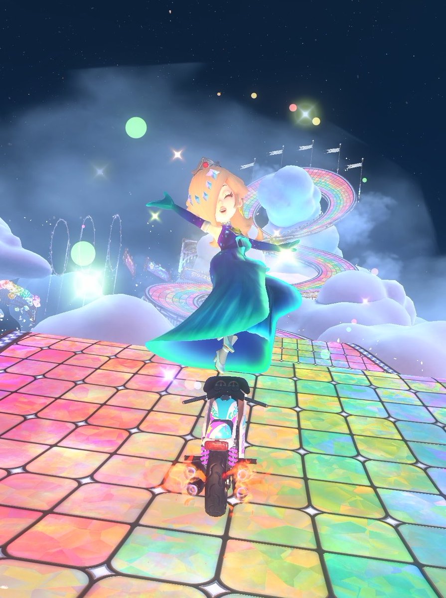 “Good morning everyone! My movie premieres today! 😊 I hope everyone really likes it! 🌟”
#Rosalina
 #マリオカートワールド写真部