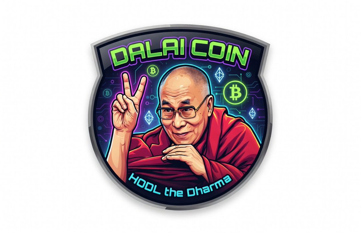 DALAICOIN_DCOIN's tweet photo. 🧘‍♂️ DALAI COIN is calling the sangha!
HODL the Dharma for peaceful gains 😌
Fresh ATH vibes at $2.8K MC — monks are stacking!
Join us:
Telegram: https://t.co/Xaa5DE4M0f

https://t.co/9IDoCLn0v6

Drop 🕉️ if you’re in!
#DalaiCoin #Solana https://t.co/c47NekpTX5