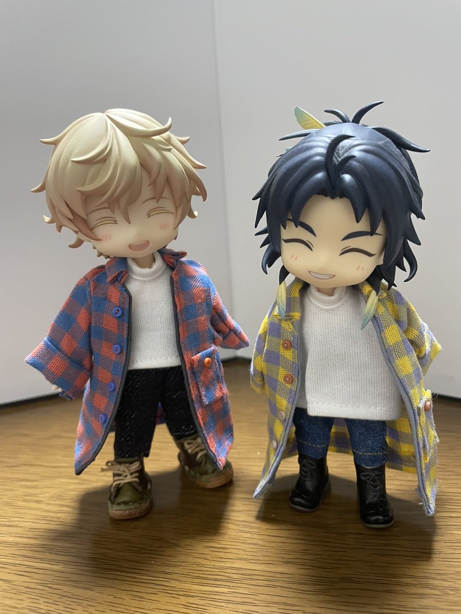 やっと着せることが出来たーっっ
うちの貞宗's
物吉くん　👕🧥<a href="/_puchipepe_/">座木</a> さま
　　　　　👖<a href="/Afuko4/">A f u k o(ドール)</a> さま
　　　　　👟Hi75さま
貞ちゃん　👕🧥<a href="/_puchipepe_/">座木</a> さま
　　　　　👖Le chocolat ゆきと さま