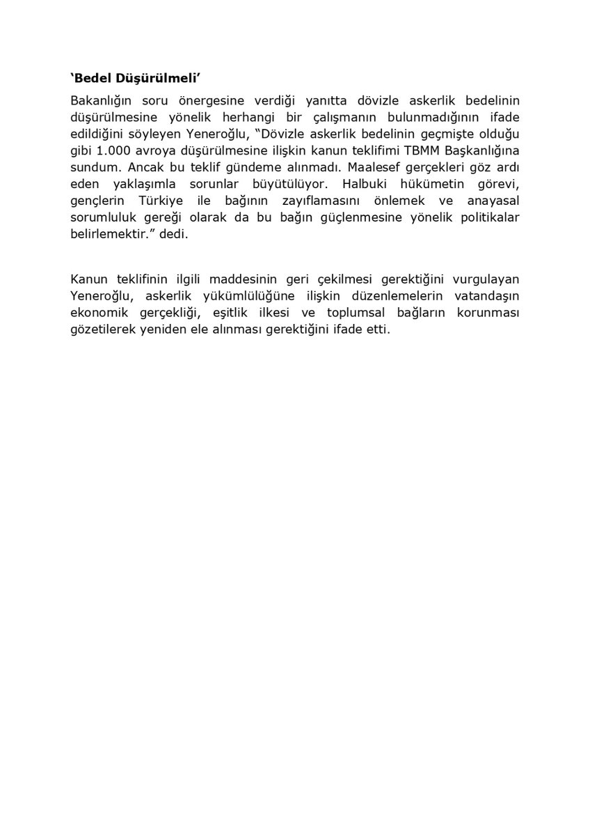 Mustafa Yeneroğlu tweet media